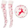 CHRISTMAS white Knee Highs socks Image 5