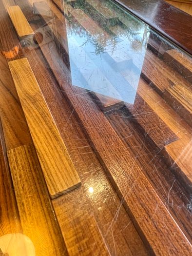 Vintage 70s Percival Lafer Coffee Table, Brazil, Exotic Wood