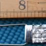Vintage 925 Sterling Silver  Crystal Stone Studded Pendant With Chain 23.8g L10" Image 8