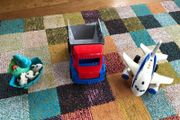 Toy plane truck and washable toys