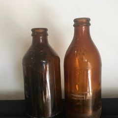 Vintage 1/2 pint bottles