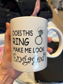 Engagement mug