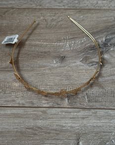 Claires Gold Butterfly Headband