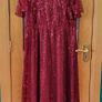 Wine sequin maxi dress, Size 24, BNWT Image 3
