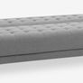 3-Seater Fabric Sofa Grey Image 4