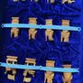 Vintage Chinese Bone Hand Carved Ivory Chess Set Hong Kong 1960s Image 5