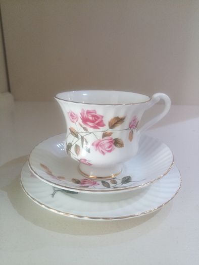 Royal Standard Tea Trio Set, Bone China
