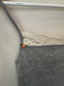 PULL&BEAR Lace Detail Cami Vest Top Size S!