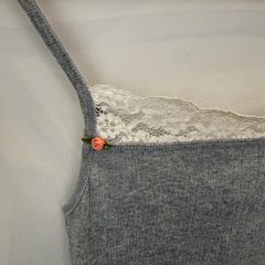 PULL&BEAR Lace Detail Cami Vest Top Size S!