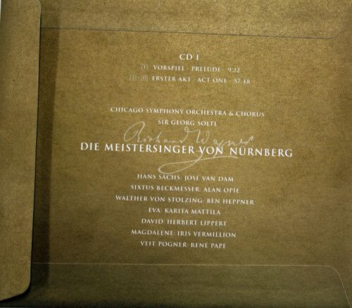 Richard Wagner. Die Meistersinger von Nurnberg. Sir George Solti. 4 x CD Limited Edition Numbered Boxset. Free Postage!