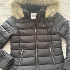 women winter jacket black Tommy Hilfiger size 10 / M medium