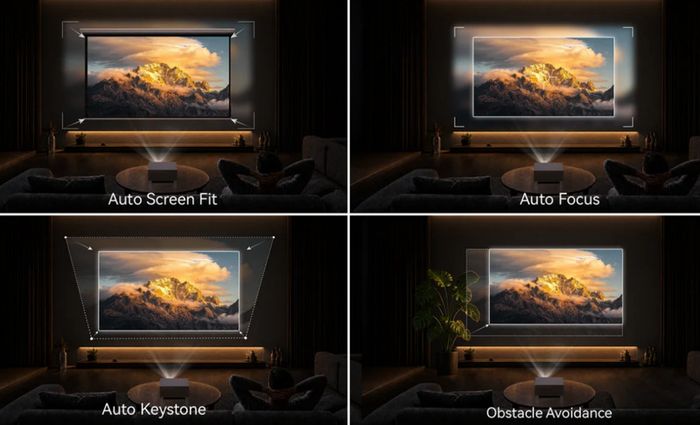 Wanbo X7 Pro Max Smart Projector 1500 ANSI, Official Google TV, 1080p HDR10 (Brand New / Sealed)