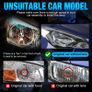 2Pcs H7 LED Headlight Bulb 12V Canbus Error Free 6000K White Image 10