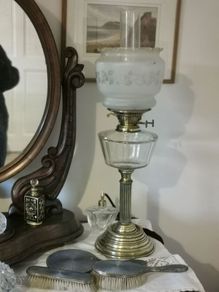 Antique Oil Lamp