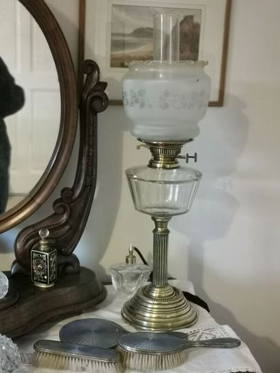 Antique Oil Lamp