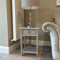 Side table and lamp