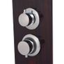 Shower Panel System Glass Brown Image 5