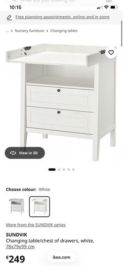baby change table