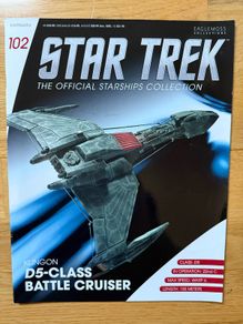 Star Trek The Official Starships Collection magazine issue 102 Klingon D5 Battle Cruiser