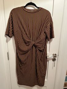 Zara Trafaluc Striped MIDI dress size S