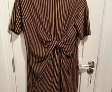 Zara Trafaluc Striped MIDI dress size S