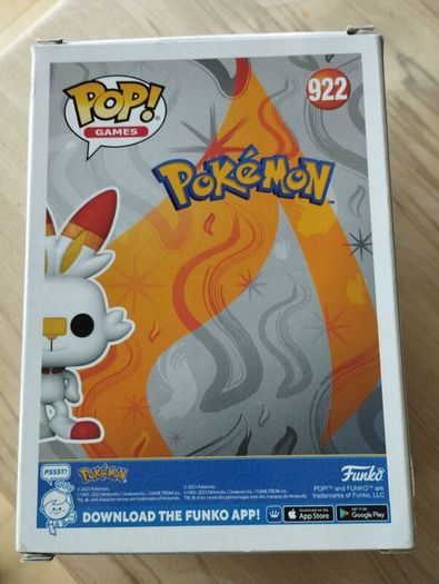 Pokemon Scorbunny 922, Funko Pop, nearly new