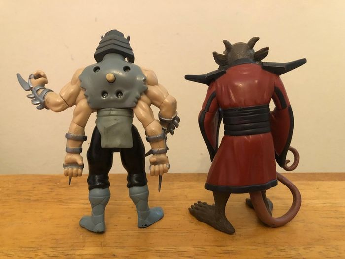 TMNT Shredder and Splinter Figures