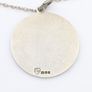 Full British Hallmarks, Signed St Christopher Silver Necklace 1978 Image 3
