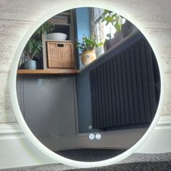 LED Bathroom Mirror Dual LED Antifog 60cm Round