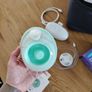 elvie stride hands free, breast pump, carry bag and spare part, hardly used. Image 2