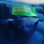 Benetton blue COAT UK 10-12 Image 5