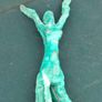 One of One abstract female bronze Image 7