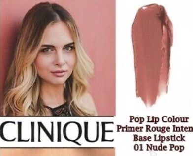 Clinique Pop Lip Color & Primer Lipstick in shade Nude Pop - New