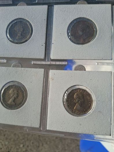 Full Set Of English Three Pence Coins(1937-1967)