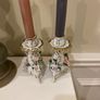 Vintage petite pair of  candle  stick holders Image 6