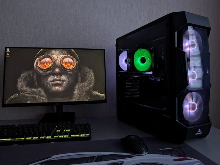 Full Setup Intel Core 10th Gaming PC | LG 24" FHD Monitor | 16GB | M.2 | MSI MAG | Digital Cooler | WiFi | Antec