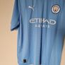 Puma man City shirt Size xl ptp 24" in good condition Image 4