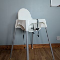 Baby Weaning Bundle - Antilop Highchair, Cutlery Sets & Mini Muffin Trays (Used / Great Condition)
