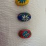 Handpainted Wooden Ovoids Image 3