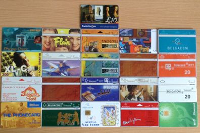 Callcard / Phonecard bundle 30 (plus a few doubles)