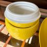 Y2K Martha Stewart Ceramic Lemon Storage Jar and Rare Vintage Macys Italian Serving Plate Image 2