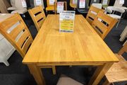Dinning table and 6 chairs. Delivery in Tuam area