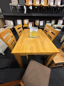Dinning table and 6 chairs. Delivery in Tuam area