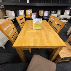 Dinning table and 6 chairs. Delivery in Tuam area