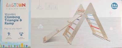 Kids climbing triangle