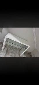 White side table