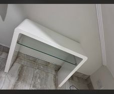 White side table