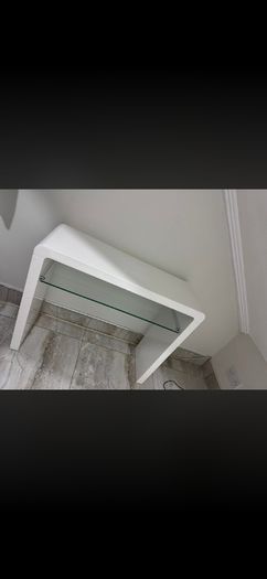 White side table