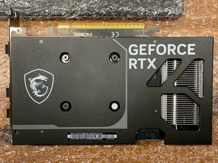 Msi Geforce Rtx 5060 Ventus 2x Oc 8gb Gddr7 Reflex 2 Rtx Ai Dlss4