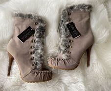 Brand New Savida Charcol High Hiker Boots